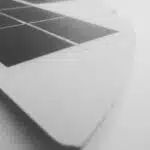 Panneau solaire rond sur circuit imprime